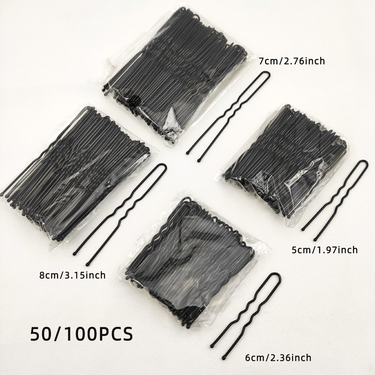 Women Knight Accessories - 50/100 PCS Donne 5/6/7/8 cm Capelli