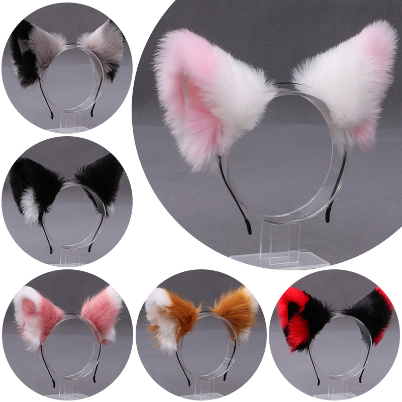 Women Knight Accessories - Fascia per capelli in peluche con