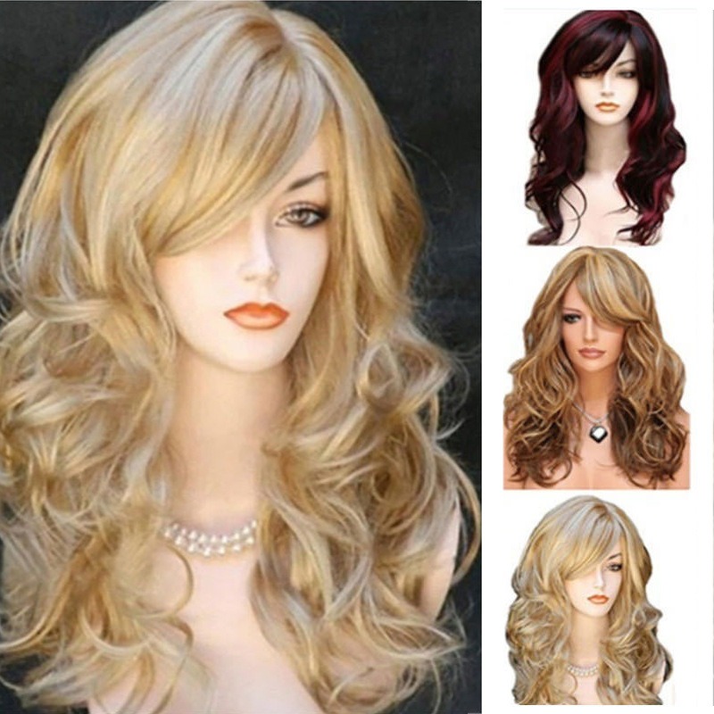 Women'S Clothing And Accessories - Parrucca da donna con capelli lunghi