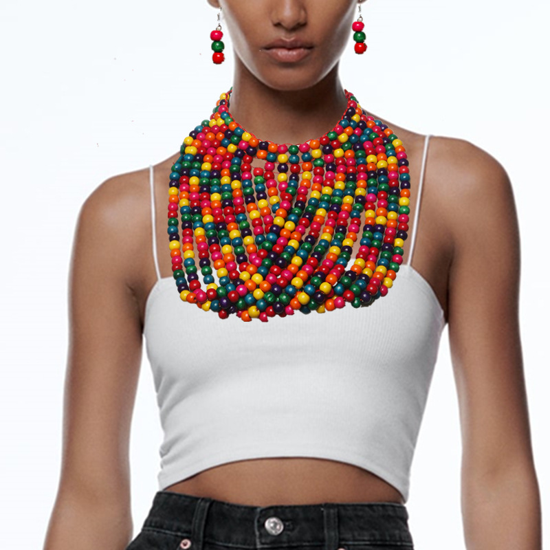 Women Accessories In Amazon - Set di collane multistrato con frange