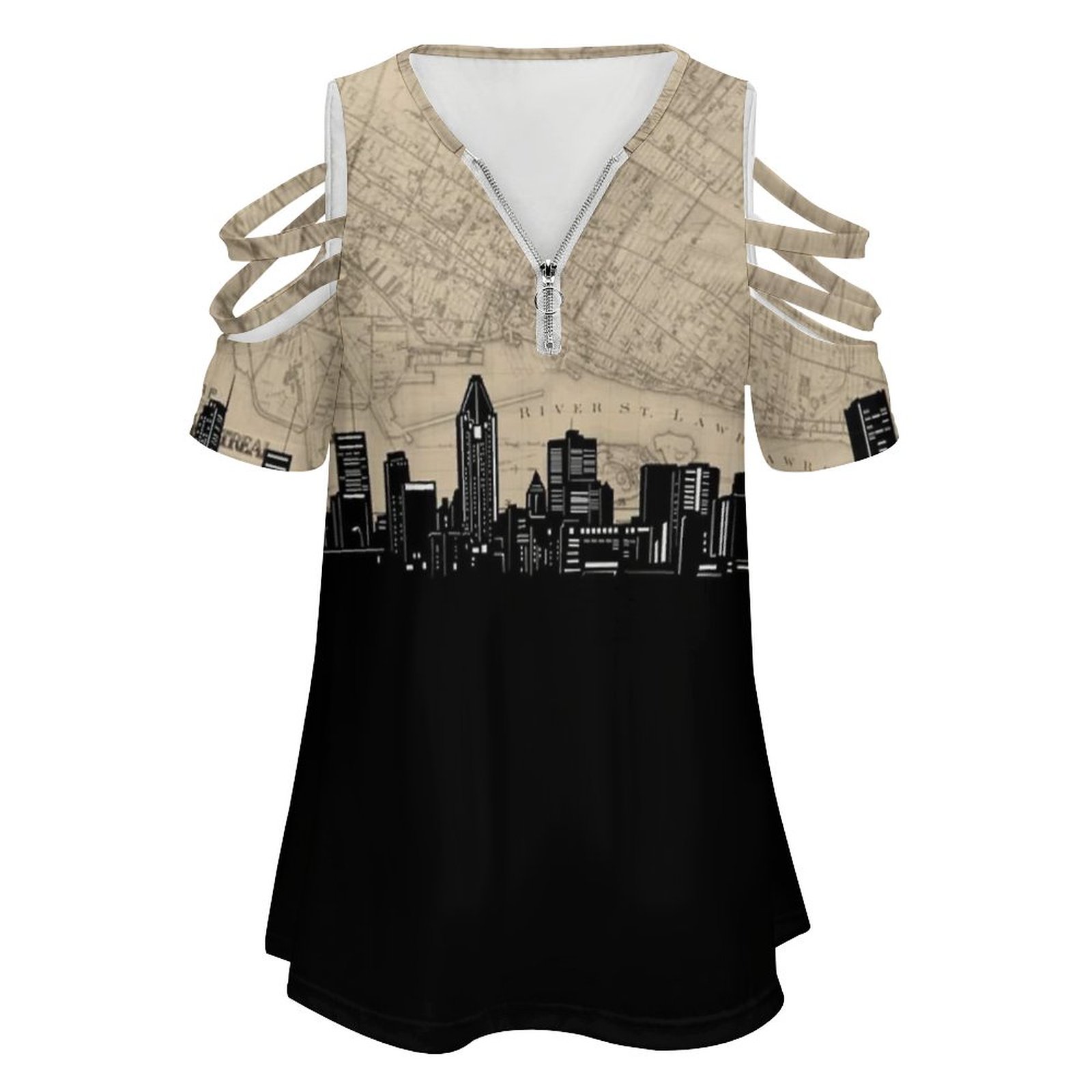 Montreal Skyline T-shirt da do - Women'S Accessories Canada recensione e prezzo