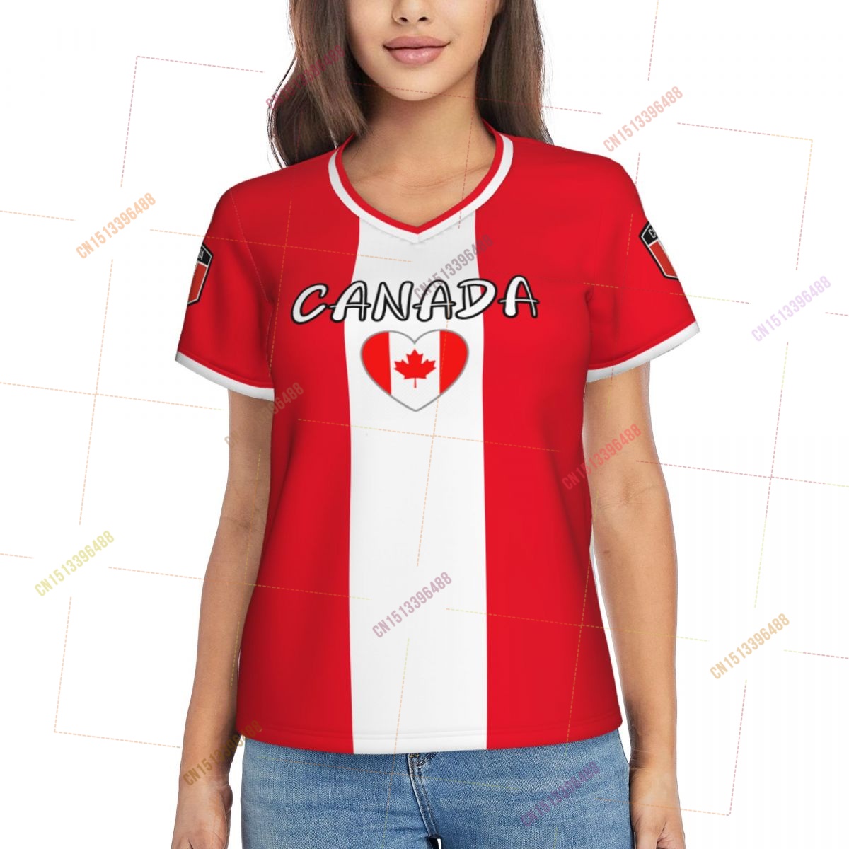 Magliette con Bandiera Canades - Women'S Accessories Canada recensione e prezzo