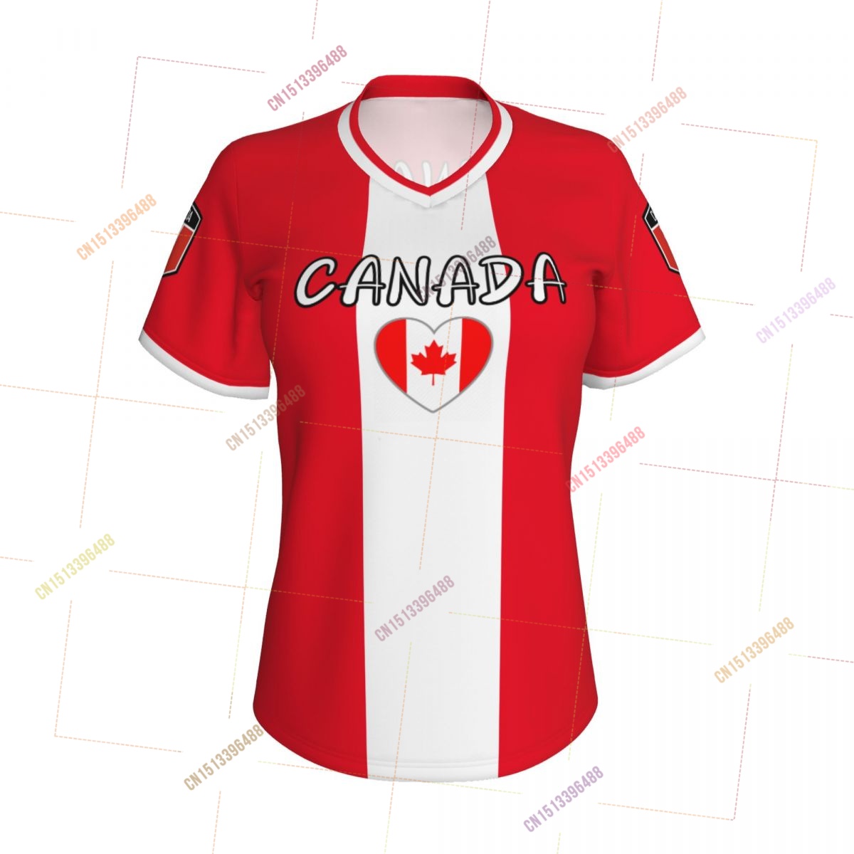 Magliette con Bandiera Canades - Women'S Accessories Canada recensione e prezzo