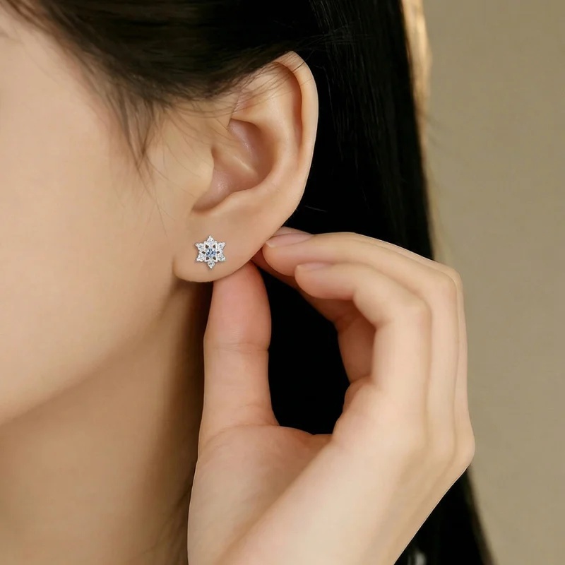 Orecchini a Fiocco di Neve in  - Women'S Accessories Jewelry Sale recensione e prezzo