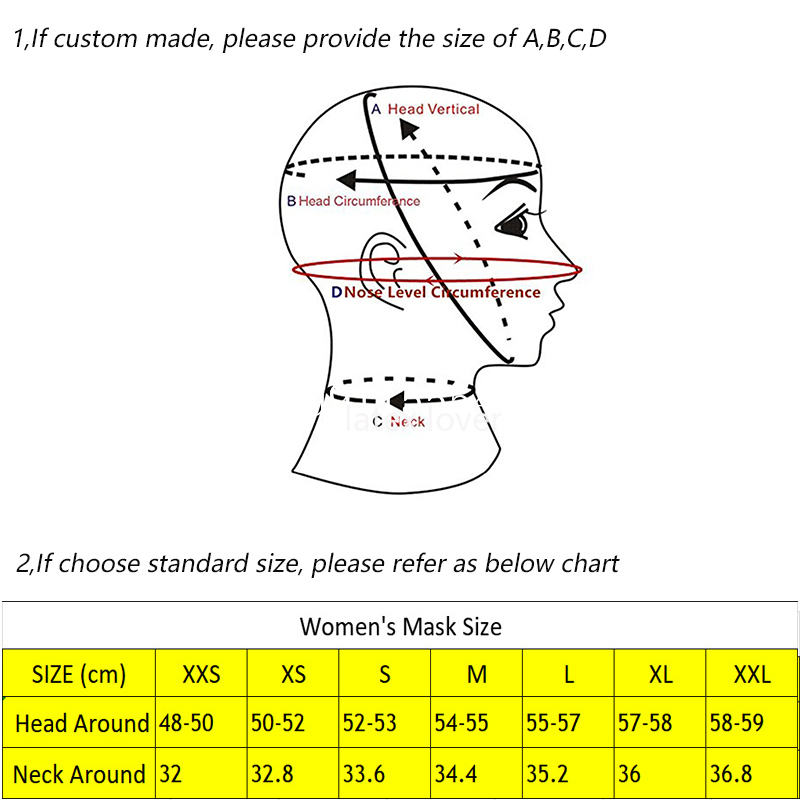 Maschera in gomma con cerniera - Women'S Accessories Canada recensione e prezzo